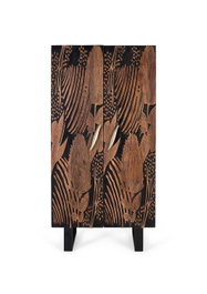 GINER Y COLOMER Armoire en bois d'acacia et pieds en métal